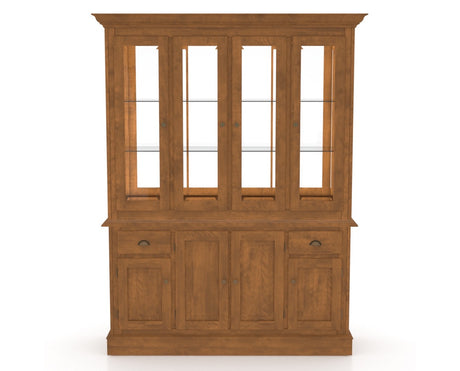 Canadel Buffet 6002 in Oak Washed Hutch, front view