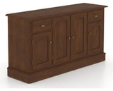 Canadel Buffet 6002 in 19 Cognac Washed, three-quarter view