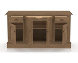 Canadel Buffet 6002 in 25 Pecan Washed, open view