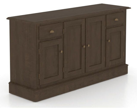 Canadel Buffet 6002 in 29 Hazelnut Washed, three-quarter view