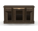 Canadel Buffet 6002 in 29 Hazelnut Washed, open view