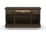 Canadel Buffet 6002 in 29 Hazelnut Washed, fully open view