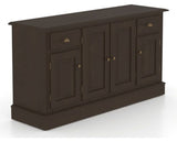 Canadel Buffet 6002 in 59 Davy's Grey, three-quarter view