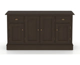 Canadel Buffet 6002 in 59 Davy's Grey, front view