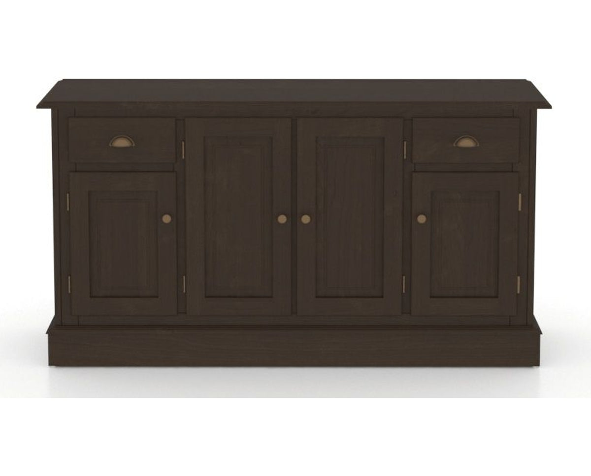 Canadel Buffet 6002 in 59 Davy's Grey, front view