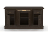 Canadel Buffet 6002 in 59 Davy's Grey, open view