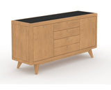 Canadel Downtown Marlo Buffet in Caramel Washed, three-quarter view