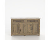 Canadel Champlain Buffet in Pecan Washed, front view