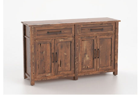 Canadel Champlain Buffet in Spice Washed, three-quarter view