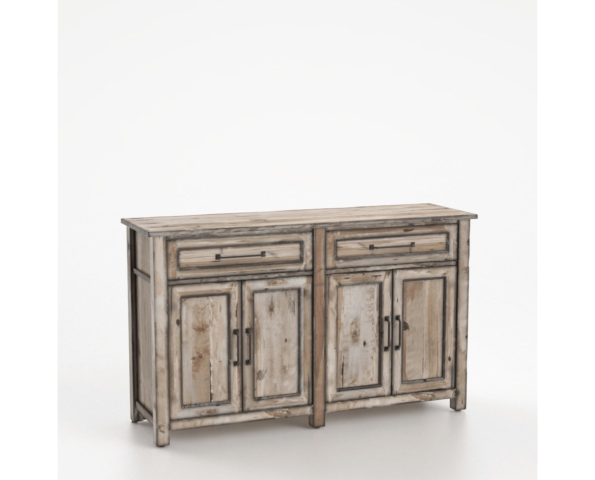Canadel Champlain Buffet in Heritage Nature, three-quarter view