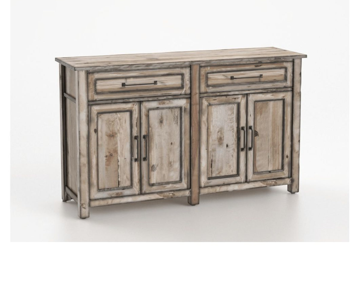 Canadel Champlain Buffet in Heritage Nature, three-quarter view