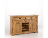 Canadel Champlain Colonial Buffet in Honey Washed, three-quarter view