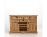 Canadel Champlain Colonial Buffet in Honey Washed, front view