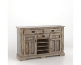 Canadel Champlain Colonial Buffet in Shadow, three-quarter view
