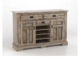 Canadel Champlain Colonial Buffet in Shadow, three-quarter view