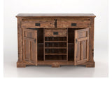 Canadel Champlain Colonial Buffet in Spice Washed, open view