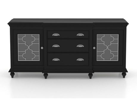 Canadel Buffet 6932 in Midnight Black Washed, front view