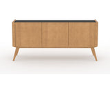Canadel Downtown Legz Buffet in Caramel Washed, front view