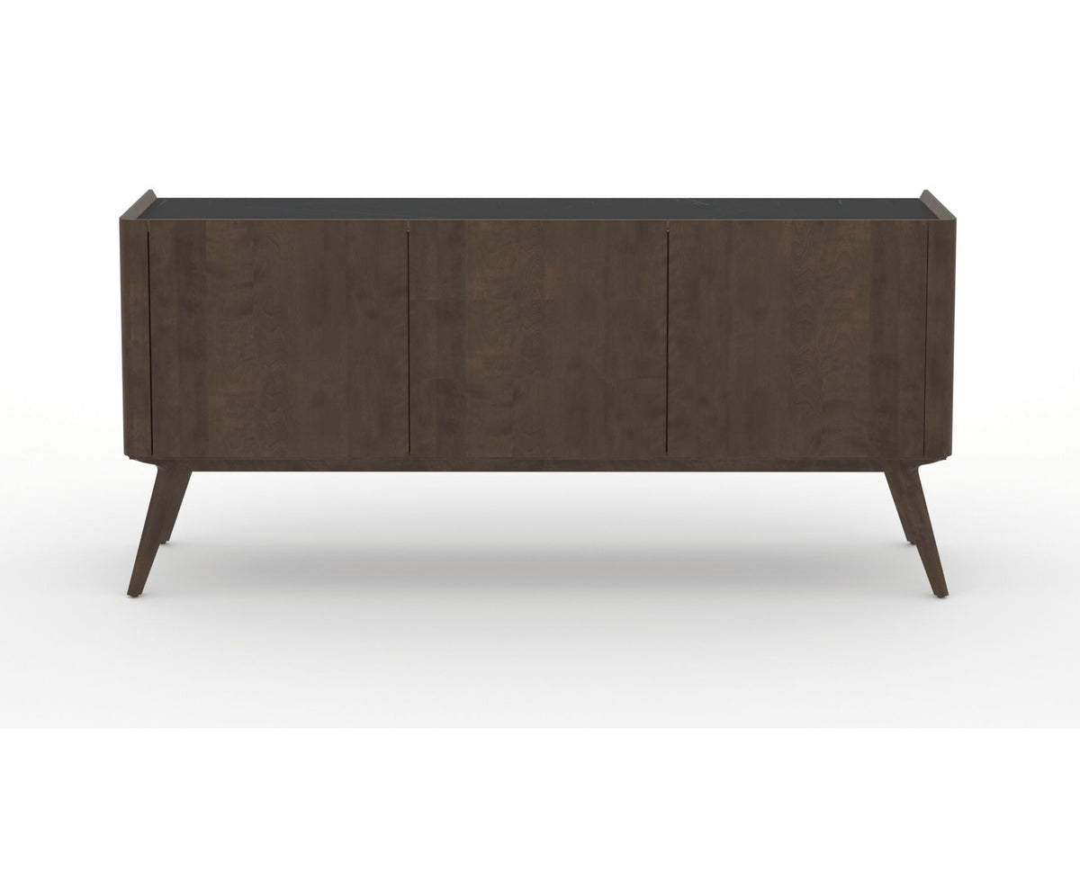 Canadel Downtown Legz Buffet in Hazelnut Washed, front view