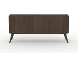 Canadel Downtown Legz Buffet in Hazelnut Washed, front view