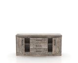 Canadel Loft Buffet 7032 in Shadow, open view