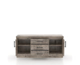 Canadel Loft Buffet 7032 in Shadow, fully open view