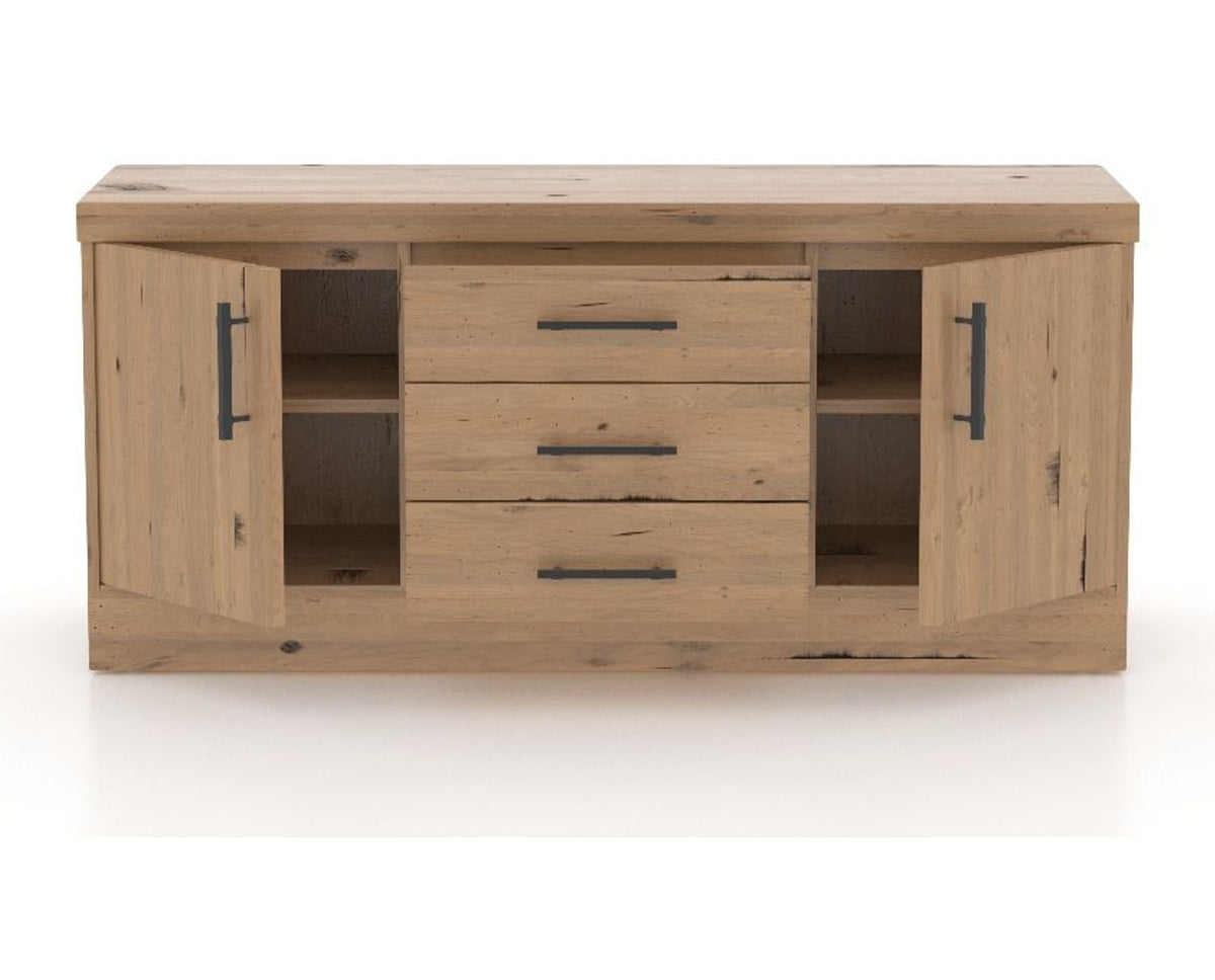 Canadel Loft Buffet 7032 in 20 Caramel Washed, open view