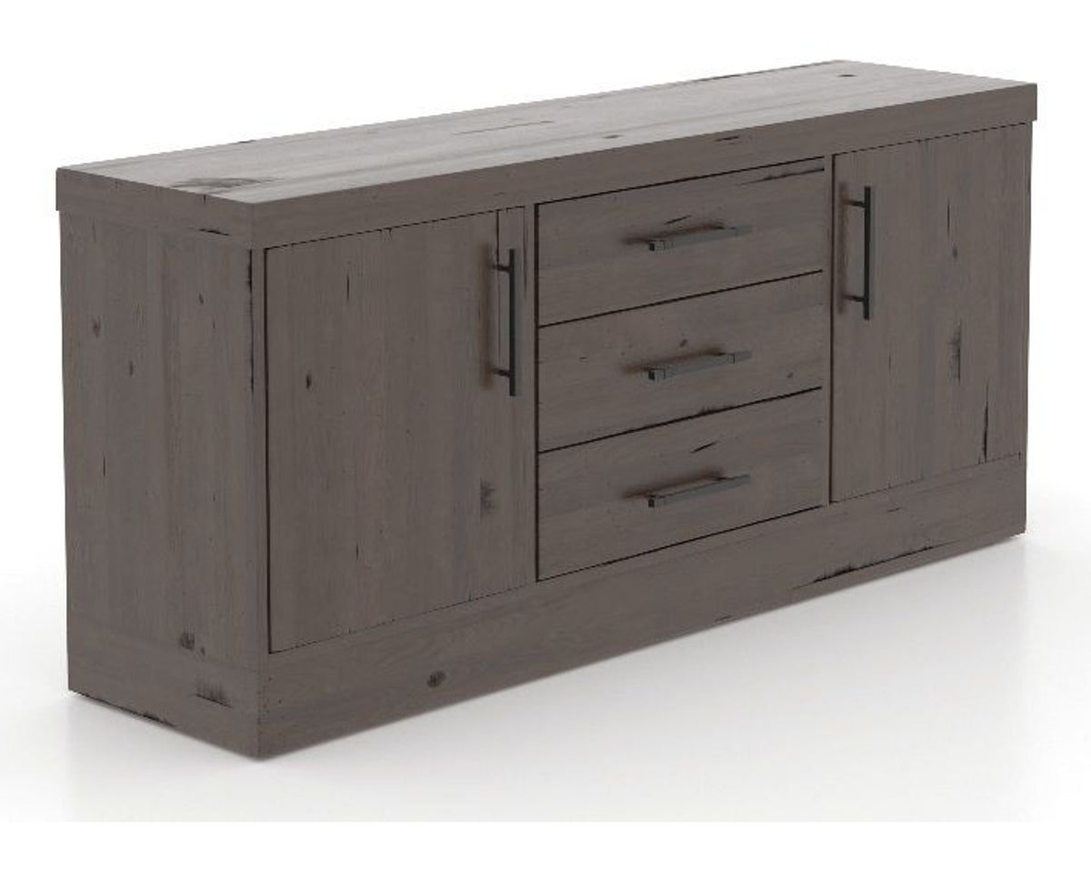 Canadel Loft Buffet 7032 in 29 Hazelnut Washed, three-quarter view
