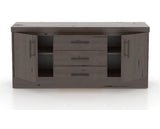 Canadel Loft Buffet 7032 in 29 Hazelnut Washed, open view