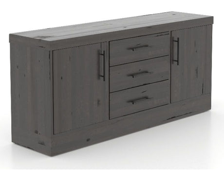 Canadel Loft Buffet 7032 in 59 Davy's Grey, three-quarter view