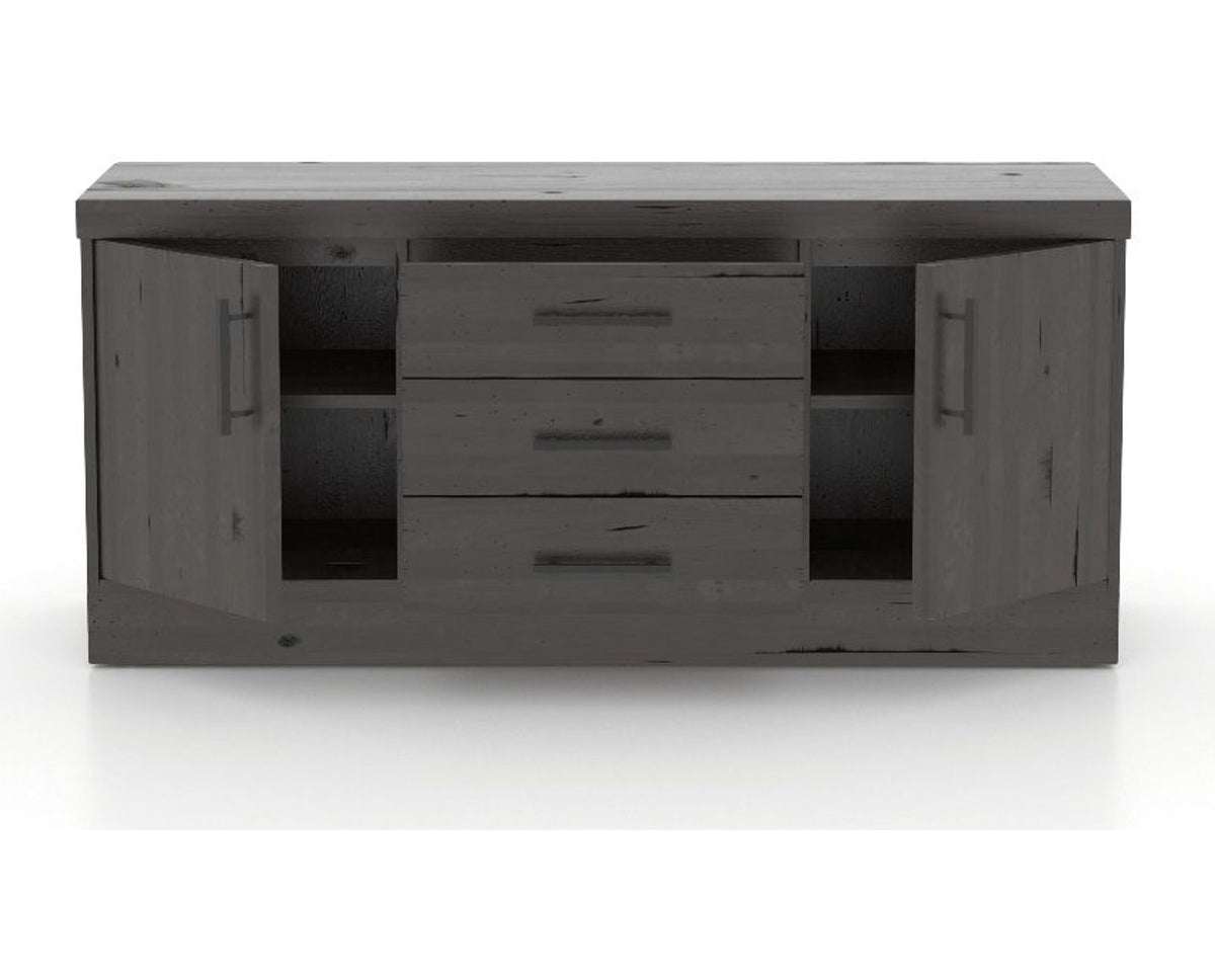 Canadel Loft Buffet 7032 in 59 Davy's Grey, open view