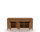 Canadel Core Buffet 7200 in Oak Washed, open view