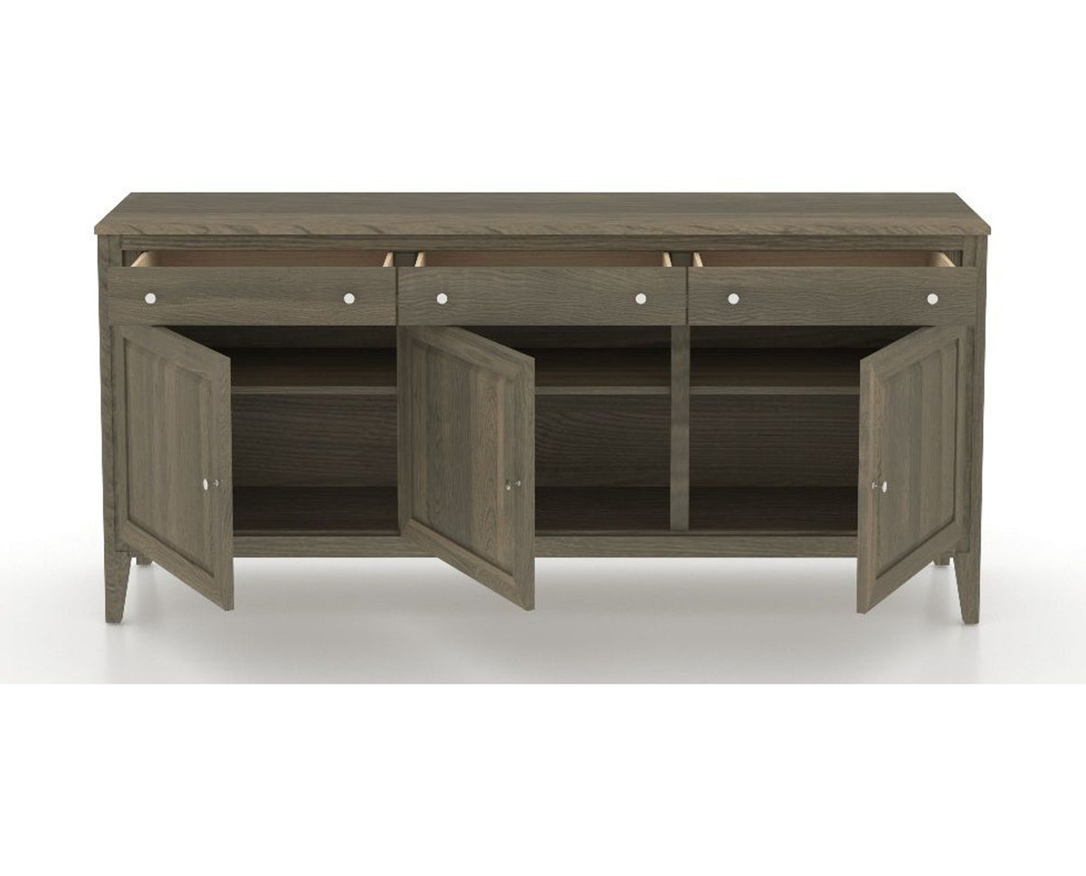 Canadel Buffet 7200 in 08 Shadow, open view