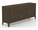 Canadel Buffet 7200 in 29 Hazelnut Washed, three-quarter view