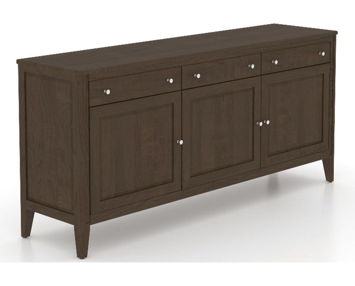 Canadel Buffet 7200 in 29 Hazelnut Washed, three-quarter view