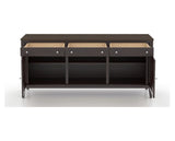 Canadel Buffet 7200 in 29 Hazelnut Washed, fully open view