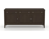 Canadel Buffet 7200 in 59 Davy's Grey, front view