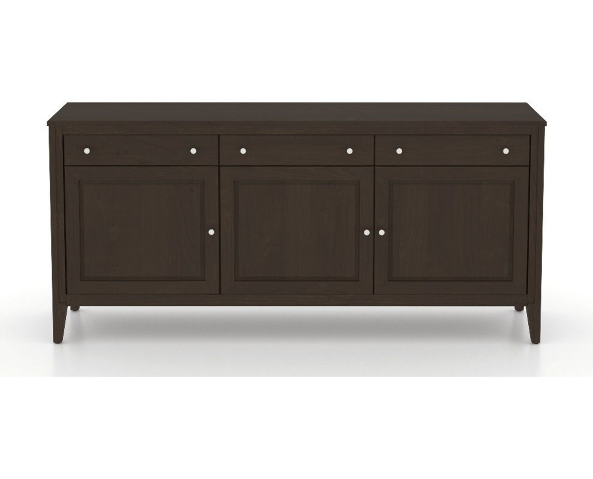 Canadel Buffet 7200 in 59 Davy's Grey, front view