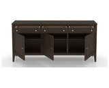 Canadel Buffet 7200 in 59 Davy's Grey, open view