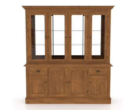 Canadel Buffet 7202 in Oak Washed Hutch, front view