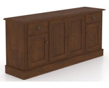 Canadel Buffet 7202 in 19 Cognac Washed, three-quarter view