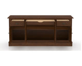 Canadel Buffet 7202 in 19 Cognac Washed, fully open view