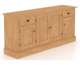 Canadel Buffet 7202 in 20 Caramel Washed, three-quarter view