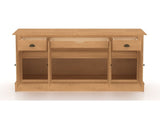 Canadel Buffet 7202 in 20 Caramel Washed, fully open view