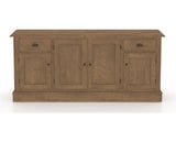 Canadel Buffet 7202 in 25 Pecan Washed, front view