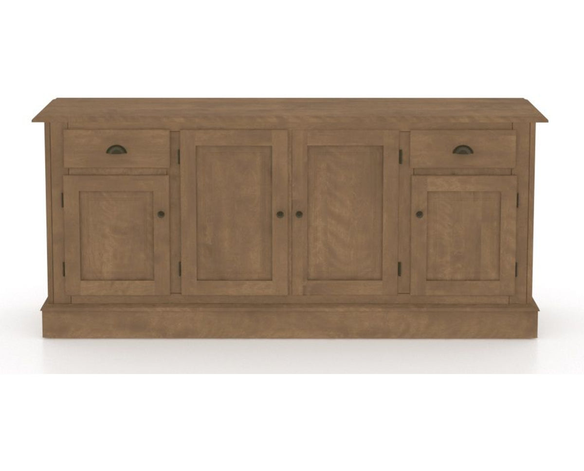 Canadel Buffet 7202 in 25 Pecan Washed, front view