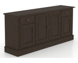 Canadel Buffet 7202 in 59 Davy's Grey, three-quarter view