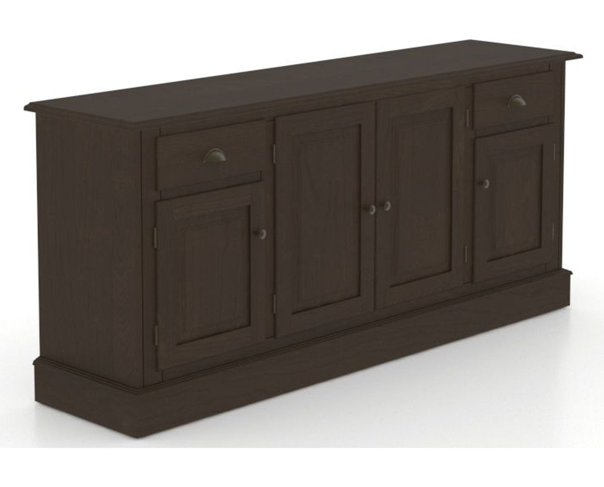 Canadel Buffet 7202 in 59 Davy's Grey, three-quarter view