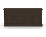 Canadel Buffet 7202 in 59 Davy's Grey, front view