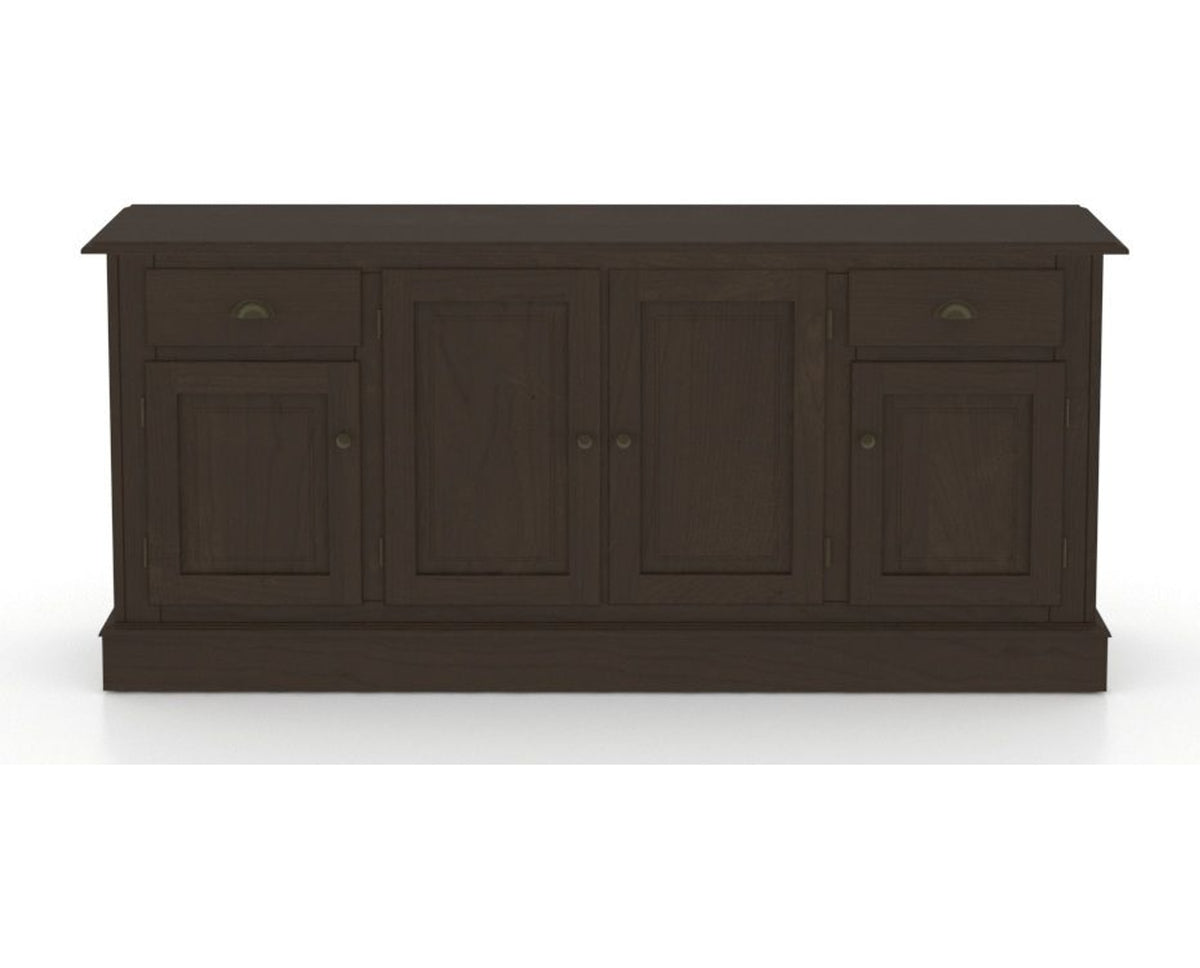 Canadel Buffet 7202 in 59 Davy's Grey, front view